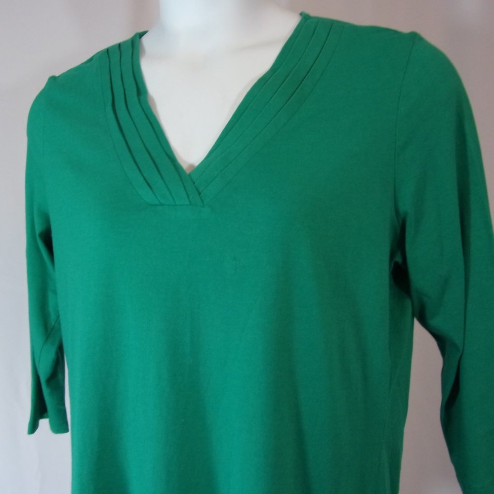 Jade Green Summer Tee 3/4 sleeve Size XL